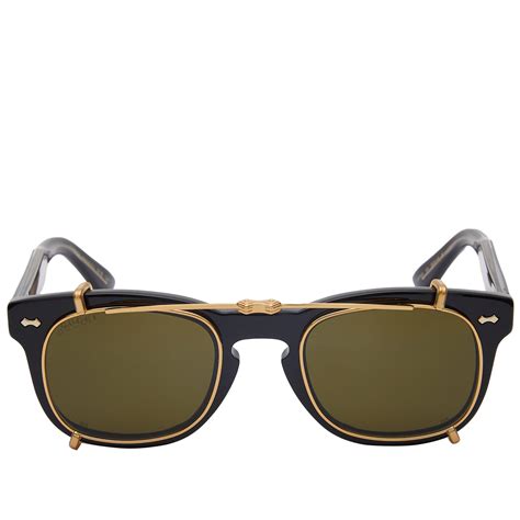 clip on sunglasses gucci